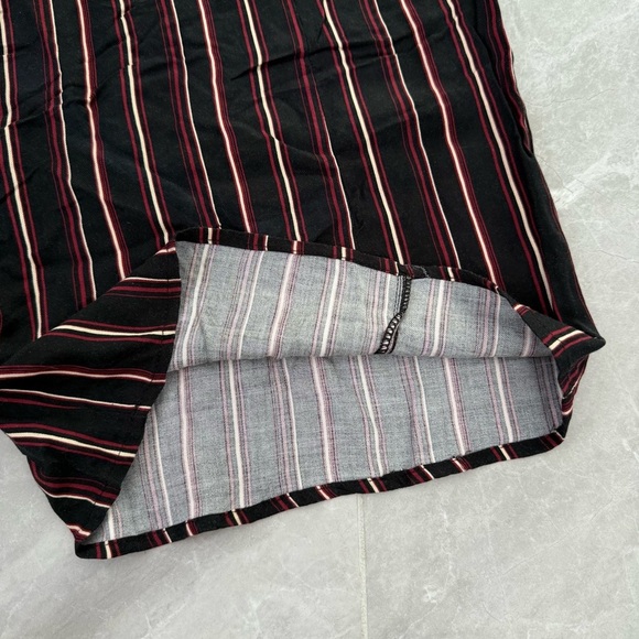 Women’s Xhiliration Target Striped Tie Front Pants Pockets Plus Size XXL - Picture 8 of 16